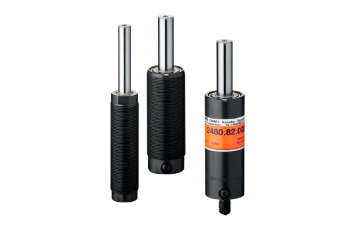 Gas springs with thread
